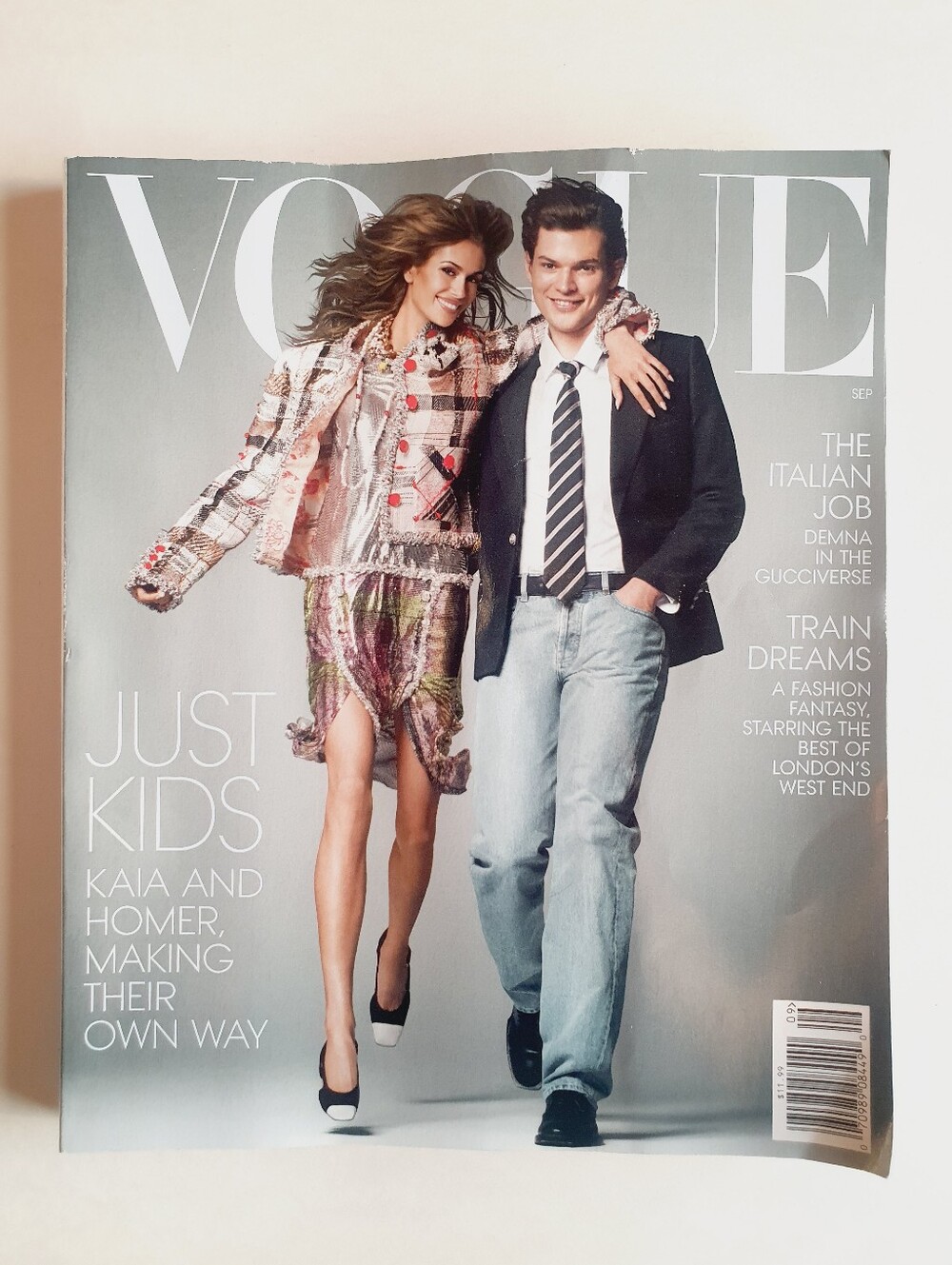 Vogue Magazine September, 2026 - Just Kids Kaia Gerber & Homer Gere